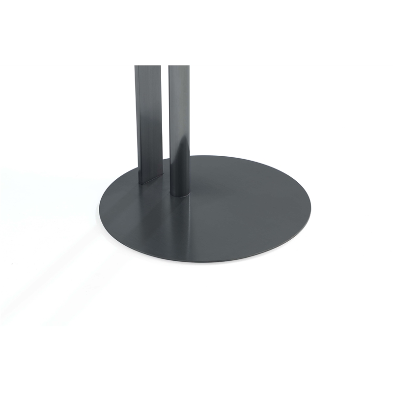 Manhattan Comfort Alondra 2-Piece Modern Coffee Table and End Table Set in Black