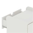 Coney Mid-Century Modern 2-Drawer Nightstand in White (Set of 2)