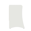 Manhattan Comfort Coney Mid-Century Modern 3-Drawer Dresser in White (Set of 2)