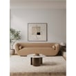 Manhattan Comfort Monica Modern Coffee Table with Stainless Steel Base in Gold