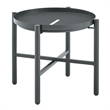 Manhattan Comfort Sunset Modern 3-Piece Patio Conversation Set in Gray