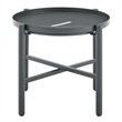 Manhattan Comfort Sunset Modern 3-Piece Patio Conversation Set in Gray