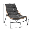Manhattan Comfort Sunset Modern 3-Piece Patio Conversation Set in Gray