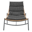 Manhattan Comfort Sunset Modern 3-Piece Patio Conversation Set in Gray