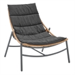 Manhattan Comfort Sunset Modern 3-Piece Patio Conversation Set in Gray