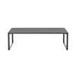 Sunnyside Modern Corner Patio Conversation Set with Table in White