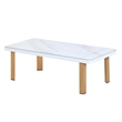 Manhattan Comfort Vine Modern 4-Piece Patio Conversation Set in Cream
