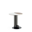 Manhattan Comfort Laurel 2-Piece Modern Coffee Table and End Table Set in Black