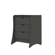 Coney 2-Piece Mid-Century Modern Dresser and Nightstand Set in Gray