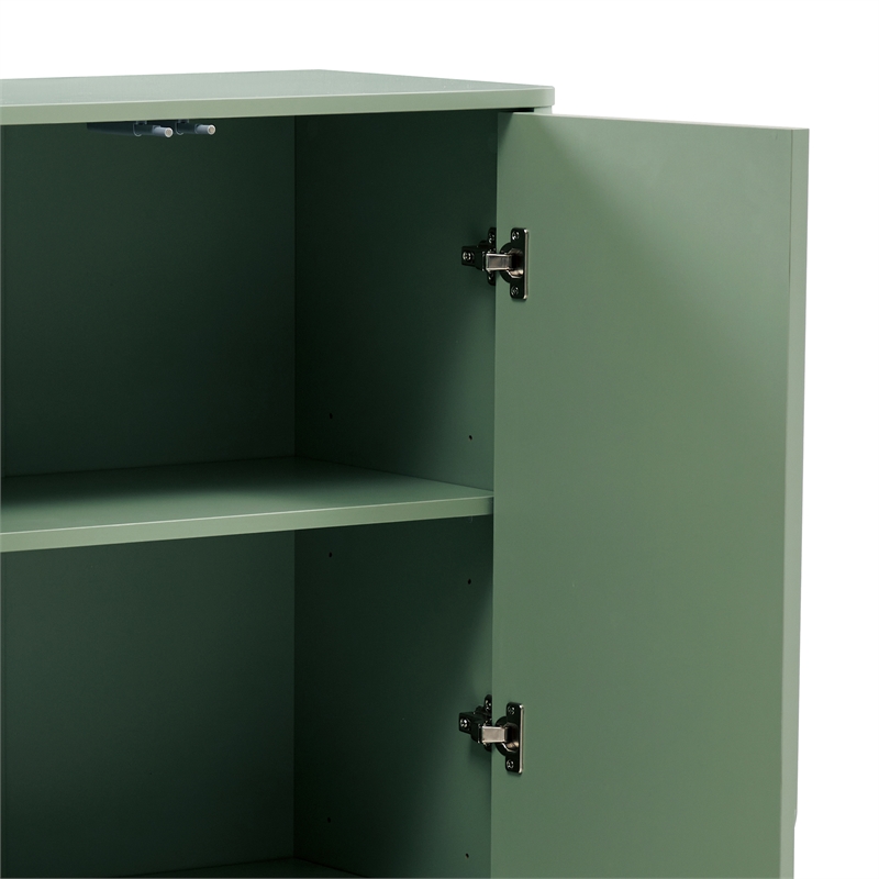 Ella Accent Cabinet in Sage Green made from Engineered Wood