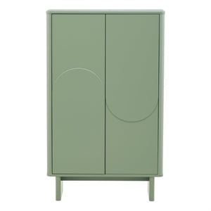 Ella Accent Cabinet in Sage Green made from Engineered Wood