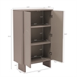 Ella Accent Cabinet in Mocha made from Engineered Wood