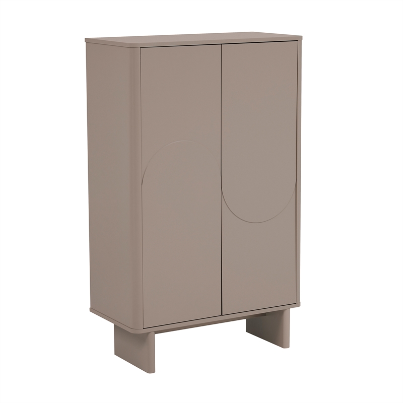 Ella Accent Cabinet in Mocha made from Engineered Wood