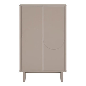 Ella Accent Cabinet in Mocha made from Engineered Wood