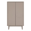 Ella Accent Cabinet in Mocha made from Engineered Wood