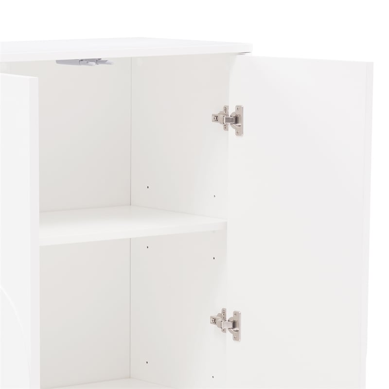 Ella Accent Cabinet in White made from Engineered Wood