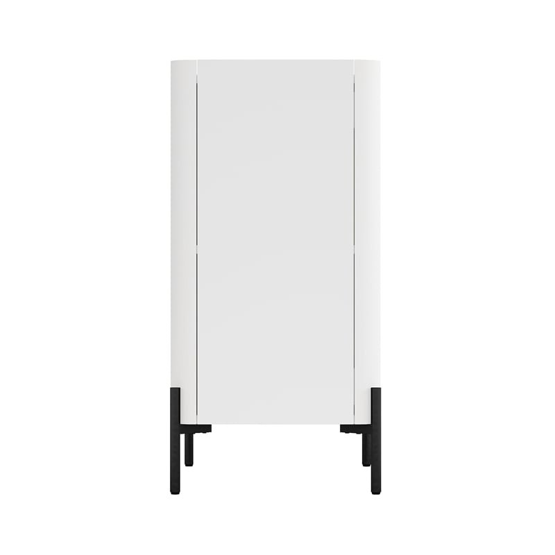 Abbey Accent Cabinet in White made from Engineered Wood