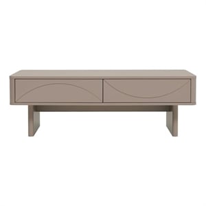 Ella 47.2&quot Coffee Table in Mocha made from Engineered Wood