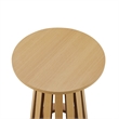Layla End Table in Natural Oak made from Engineered Wood