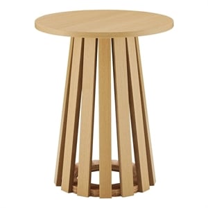 Layla End Table in Natural Oak made from Engineered Wood