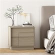 Horizon Nightstand in Whitewashed Oak made from Engineered Wood
