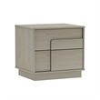Horizon Nightstand in Whitewashed Oak made from Engineered Wood