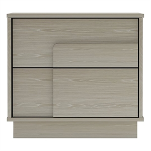 Horizon Nightstand in Whitewashed Oak made from Engineered Wood