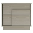 Horizon Nightstand in Whitewashed Oak made from Engineered Wood