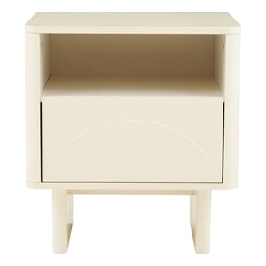 Ella Nightstand in Cream made from Engineered Wood