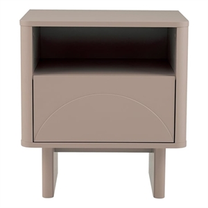 Ella Nightstand in Mocha made from Engineered Wood