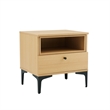 Amara Nightstand in Natural Oak made from Engineered Wood