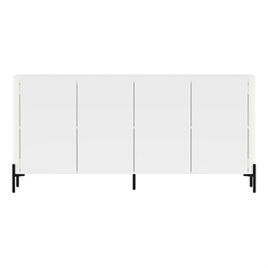 Abbey 66.9&quot Sideboard in White made from Engineered Wood