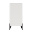 Abbey Accent Cabinet in Maple and Off White made from Engineered Wood