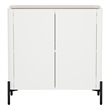 Abbey Accent Cabinet in Maple and Off White made from Engineered Wood