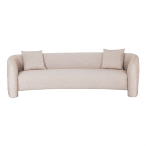 Manhattan Comfort Sylvia Sofa in Gold Dust with frame made from Solid Wood