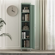 Naomi Modern 15 Single Locker Storage Cabinet with 5 Adjustable Shelves in Green