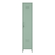 Naomi Modern 15 Single Locker Storage Cabinet with 5 Adjustable Shelves in Green