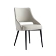 6-Piece Tremont Stone Leatherette Dining Chair with Metal Legs