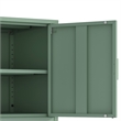 Ava Modern 23.6 Accent Cabinet with 2 Adjustable Shelves in Green