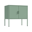 Ava Modern 23.6 Accent Cabinet with 2 Adjustable Shelves in Green