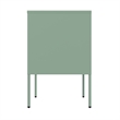 Ava Modern 23.6 Accent Cabinet with 2 Adjustable Shelves in Green