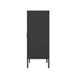 Naomi Modern 31.5 Accent Cabinet with 3 Adjustable Shelves in Black