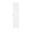 Naomi Modern 15 Single Locker Storage Cabinet with 5 Adjustable Shelves in White