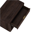 Evelyn Modern 32 Nightstand 2.0 with 1 Full Extension Drawer in Brown