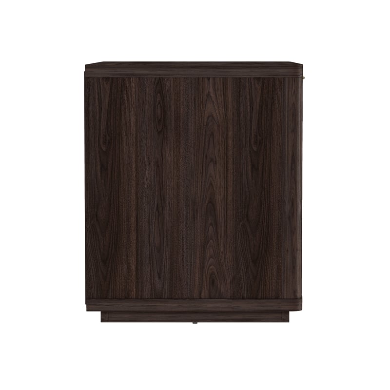 Evelyn Modern 32 Nightstand 2.0 with 1 Full Extension Drawer in Brown