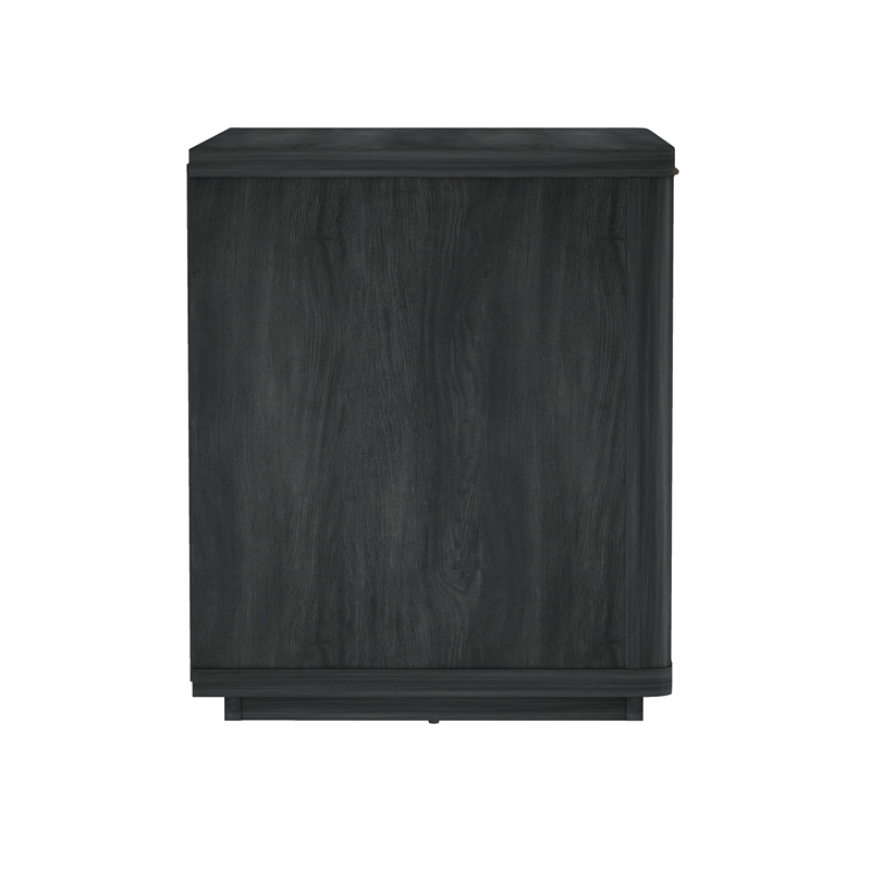 Evelyn Modern 32 Nightstand 2.0 with 1 Full Extension Drawer in Charcoal Grey