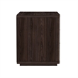 Evelyn Modern 32 Nightstand 4.0 with 3 Full Extension Drawers in Brown