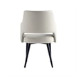 8-Piece Tremont Stone Leatherette Dining Chair with Metal Legs
