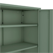 Naomi Modern 31.5 Accent Cabinet with 3 Adjustable Shelves in Green