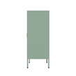 Naomi Modern 31.5 Accent Cabinet with 3 Adjustable Shelves in Green